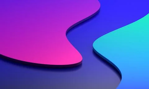 Abstract 3D Render Background Design Illustrazione stock