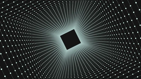 Abstract 3d render black and white checkerboard pattern Stock Footage 279598633