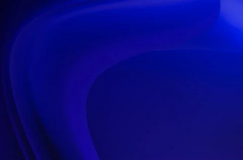 Abstract 3D render blue gradient wave background, digital illustration Foto stock