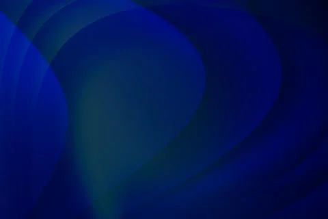 Abstract 3D render blue gradient wave background, digital illustration Stock Photos