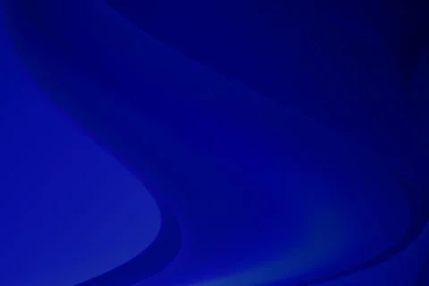 Abstract 3D render blue gradient wave background, digital illustration Stock Photos