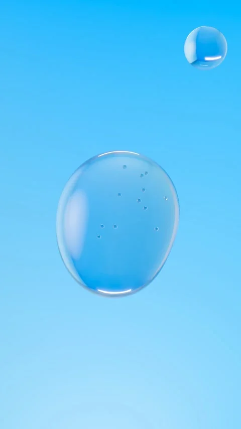 Abstract 3d render of a bubble 스톡 동영상 265902871