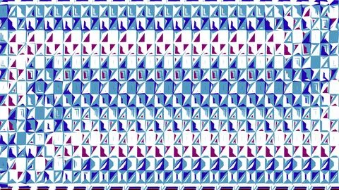 Abstract 3D render of chaotic shapes and random futuristic structures  Illustrazione stock