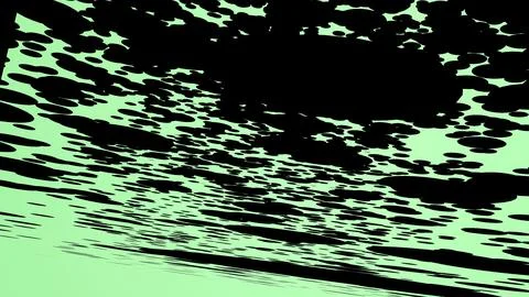 Abstract 3D render of chaotic shapes and random futuristic structures  Illustrazione stock