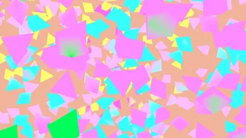 Abstract 3D render of chaotic shapes and random futuristic structures  イラスト素材