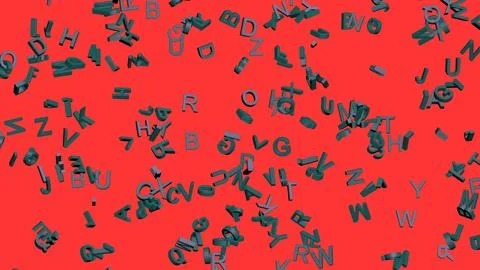 Abstract 3D render of chaotic shapes and random futuristic structures  Illustrazione stock