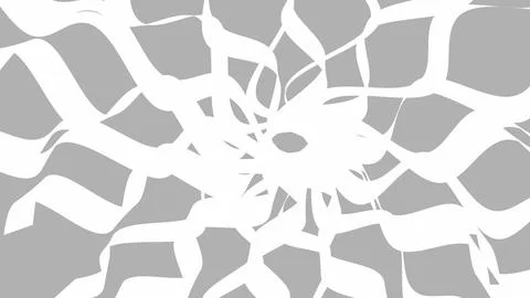 Abstract 3D render of chaotic shapes and random futuristic structures  イラスト素材