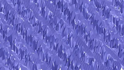 Abstract 3D render of chaotic shapes and random futuristic structures  Illustrazione stock