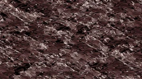 Abstract 3D render of chaotic shapes and random futuristic structures  Illustrazione stock