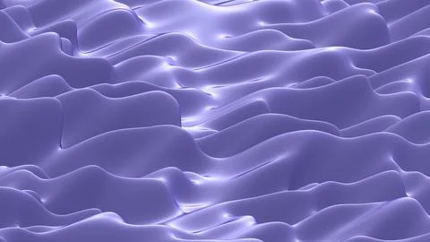 Abstract 3D render of chaotic shapes and random futuristic structures  イラスト素材