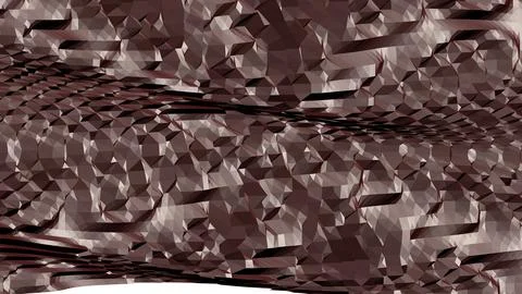 Abstract 3D render of chaotic shapes and random futuristic structures  Illustrazione stock