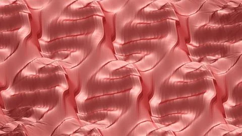Abstract 3D render of chaotic shapes and random futuristic structures  イラスト素材