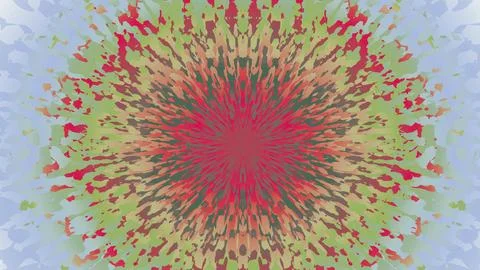 Abstract 3D render of chaotic shapes and random futuristic structures  イラスト素材