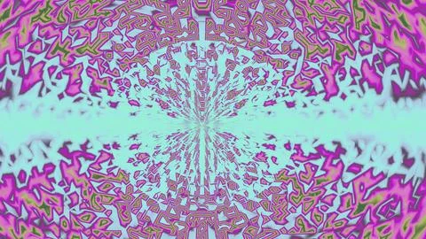 Abstract 3D render of chaotic shapes and random futuristic structures  Stock Illustration