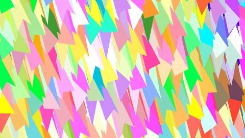 Abstract 3D render of chaotic shapes and random futuristic structures  Illustrazione stock
