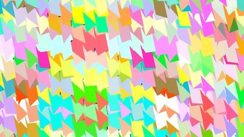 Abstract 3D render of chaotic shapes and random futuristic structures  Illustrazione stock