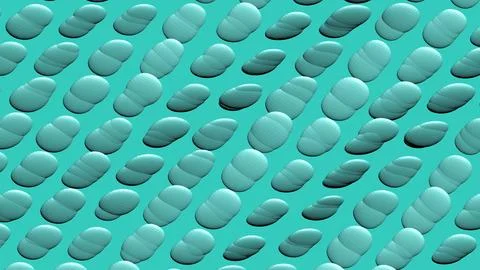 Abstract 3D render of chaotic shapes and random futuristic structures  イラスト素材