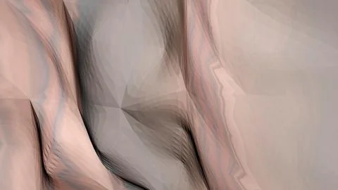 Abstract 3D render of chaotic shapes and random futuristic structures  Illustrazione stock