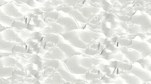 Abstract 3D render of chaotic shapes and random futuristic structures  Illustrazione stock