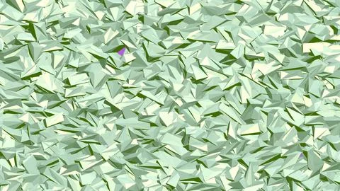 Abstract 3D render of chaotic shapes and random futuristic structures  Stock Illustration