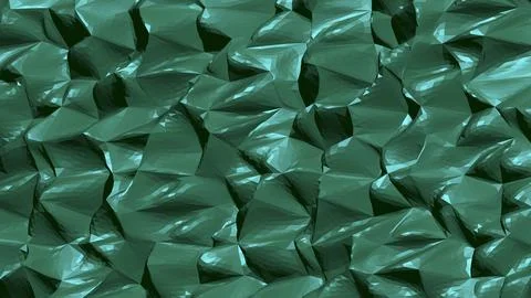 Abstract 3D render of chaotic shapes and random futuristic structures  Illustrazione stock