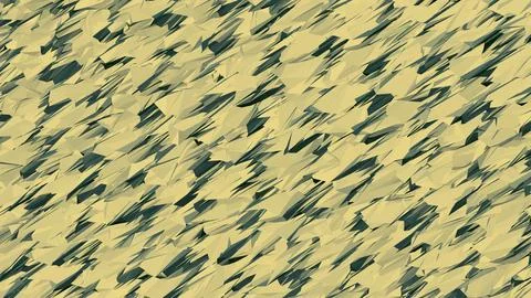 Abstract 3D render of chaotic shapes and random futuristic structures  イラスト素材