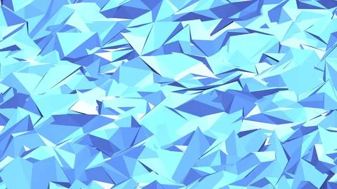 Abstract 3D render of chaotic shapes and random futuristic structures  イラスト素材