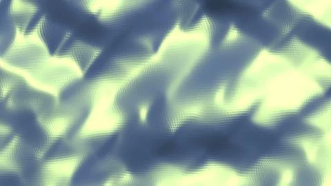Abstract 3D render of chaotic shapes and random futuristic structures  Illustrazione stock