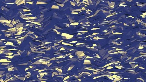 Abstract 3D render of chaotic shapes and random futuristic structures  イラスト素材