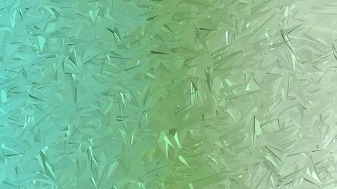 Abstract 3D render of chaotic shapes and random futuristic structures  イラスト素材