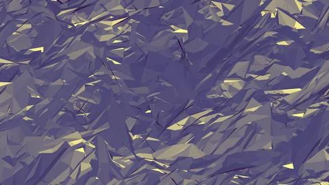 Abstract 3D render of chaotic shapes and random futuristic structures  イラスト素材