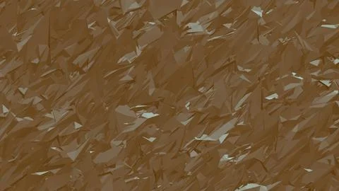Abstract 3D render of chaotic shapes and random futuristic structures  Illustrazione stock