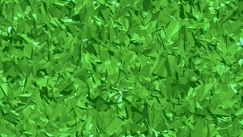 Abstract 3D render of chaotic shapes and random futuristic structures  イラスト素材