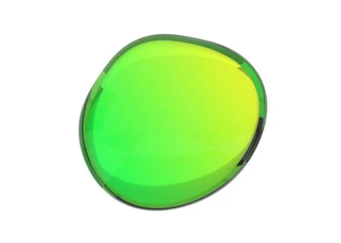 Abstract 3D Render of Colored Bubble Illustrazione stock