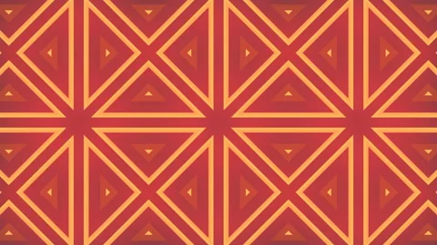 Abstract 3d render of colored geometric shapes loop animation motion pattern. 4k Stock Footage 123018879