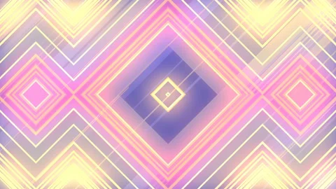 Abstract 3d render of colored geometric shapes loop animation motion pattern. 4k Stock Footage 127571666