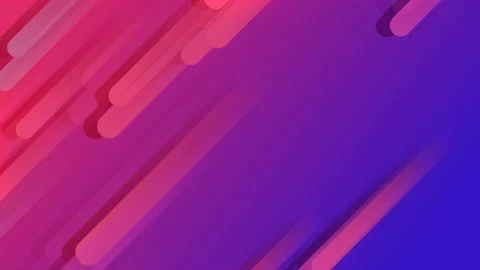Abstract 3d render of colored geometric shapes loop animation pink pattern. 4k Vídeo Stock 129549782