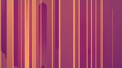 Abstract 3d render of colored geometric shapes loop animation lines pattern. 4k Stock Footage 132262678