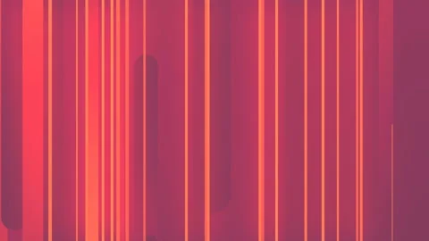 Abstract 3d render of colored geometric shapes loop animation lines pattern. 4k Stock Footage 132262711