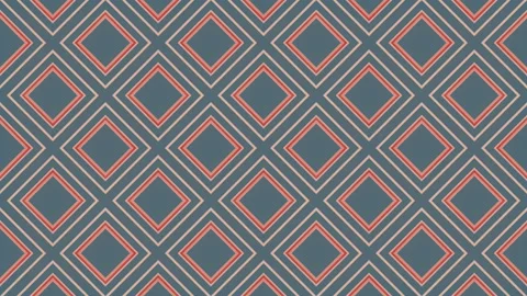 Abstract 3d render of colored geometric shapes loop animation motion pattern. 4k Stock Footage 134704288