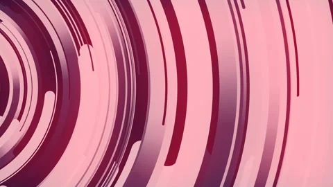 Abstract 3d render composition of multicolored circles loop animation pattern 4k Stock Footage 134705835