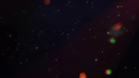 Abstract 3D Render Floating Star Particles Soft Focus Stock Footage 169960398