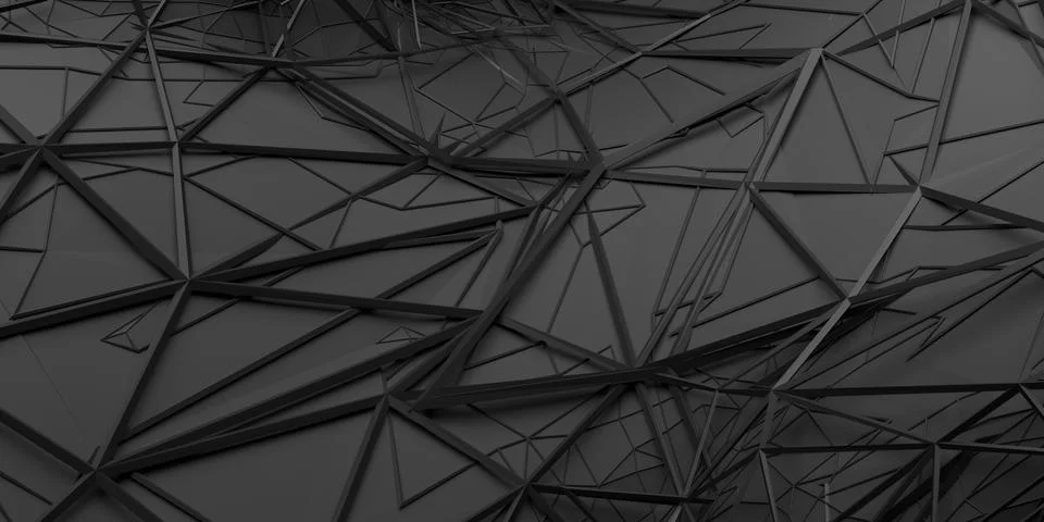 Abstract 3D Render of Futuristic Background Stock Illustration