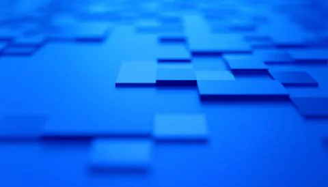 Abstract 3D Render of Futuristic Background Stock Illustration