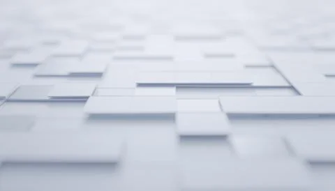 Abstract 3D Render of Futuristic Background Stock Illustration