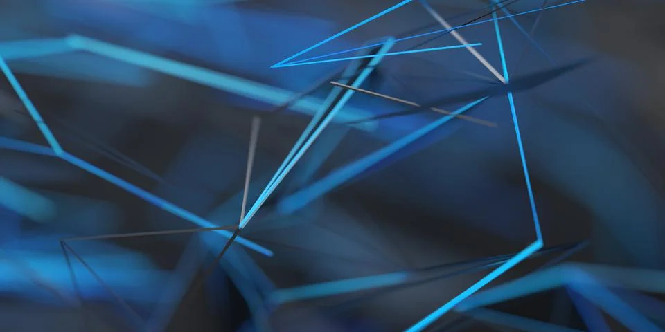 Abstract 3D Render of Futuristic Background Illustrazione stock