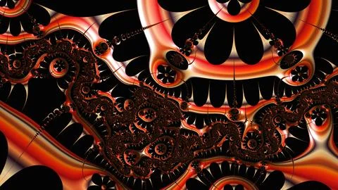 Abstract 3d render futuristic background design modern illustration Stock Illustration