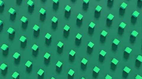 Abstract 3d render of geometric shapes. Computer animation of seamless loop Stock Footage 110708326