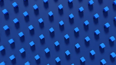Abstract 3d render of geometric shapes. Computer animation of seamless loop Stock Footage 110708370