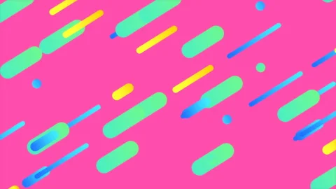 Abstract 3d render of geometric shapes loop animation. Geometric pattern. 4k UHD Stock Footage 127572178